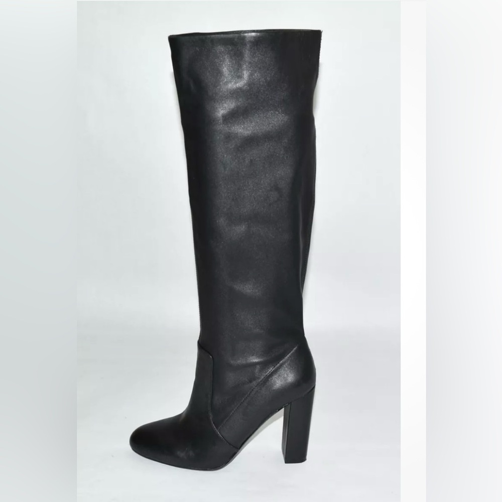 Steve Madden black real Leather upper Black high boots. Size 6 NWOT’S - Picture 3 of 14